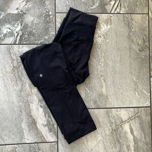 🍋 Lululemon Black Roll Down Pants Long Size 4